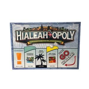 Hialeahopoly (NEW) - Monopoly Hialeah Game Hialeah Opoly 2022 Board Game- SEALED
